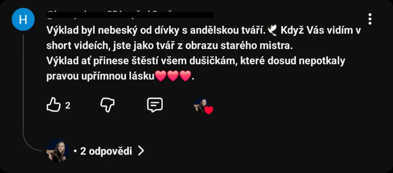Komentář: Výklad byl nebeský